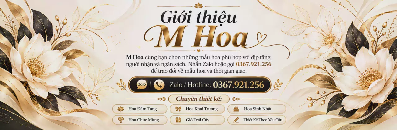 Ảnh bìa Shop hoa tươi Xã Mỹ Long Vĩnh Long - Gửi hoa thay một lời nhắn